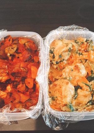 2色のチキンソテー-レシピのメイン写真