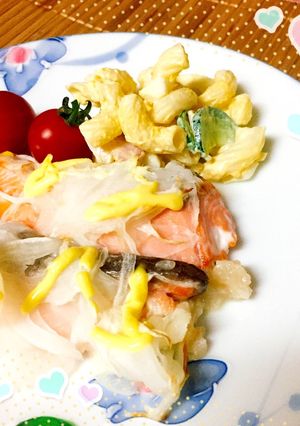 鮭の塩麹と玉ねぎスライスのっけ焼き-レシピのメイン写真