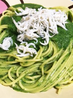 ほうれん草でジェノベーゼ風-レシピのメイン写真
