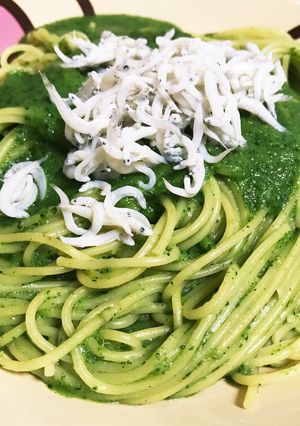 ほうれん草でジェノベーゼ風-レシピのメイン写真