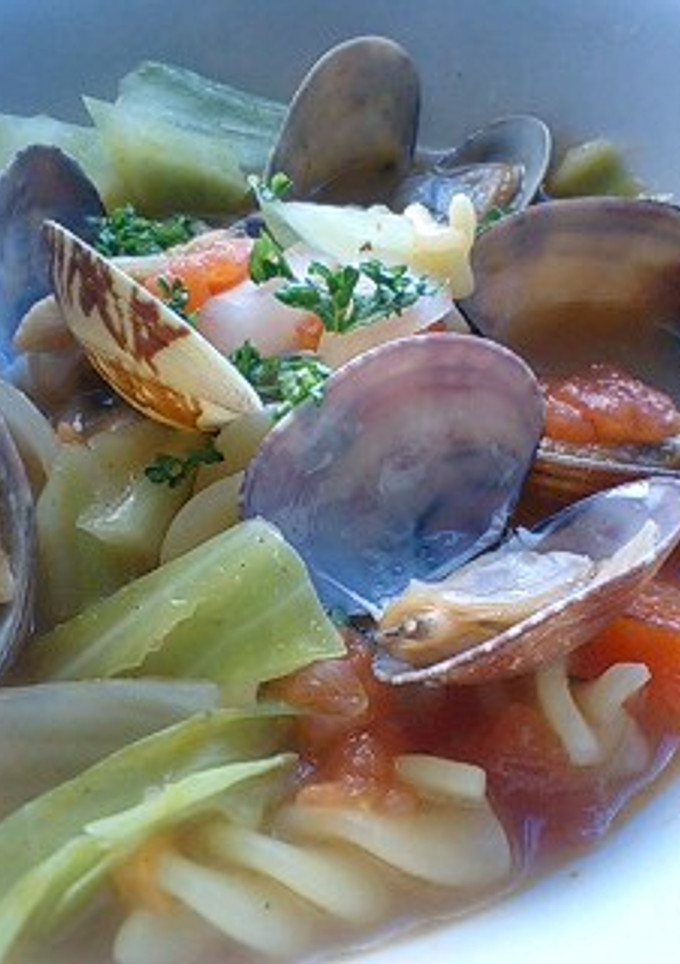 あさりのトマトスープ☆ミネストローネ風-レシピのメイン写真