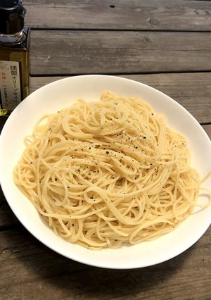 燻製オリーブオイルの簡単パスタ♪-レシピのメイン写真