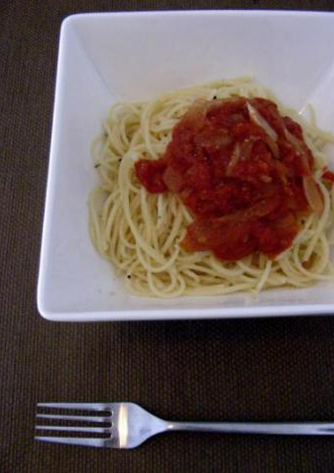 旨み凝縮のトマトソースパスタ-レシピのメイン写真
