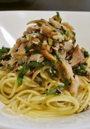 鰺の干物deパスタ-レシピのメイン写真