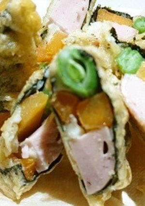 おつまみにも♪野菜と魚ソーの天ぷら♪-レシピのメイン写真