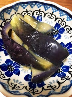 茄子の揚げ浸し(ついでに素揚げ)-レシピのメイン写真