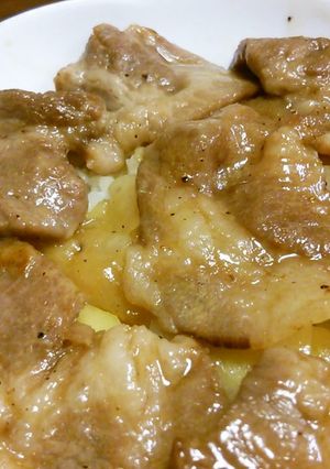 イベリコ豚丼。-レシピのメイン写真