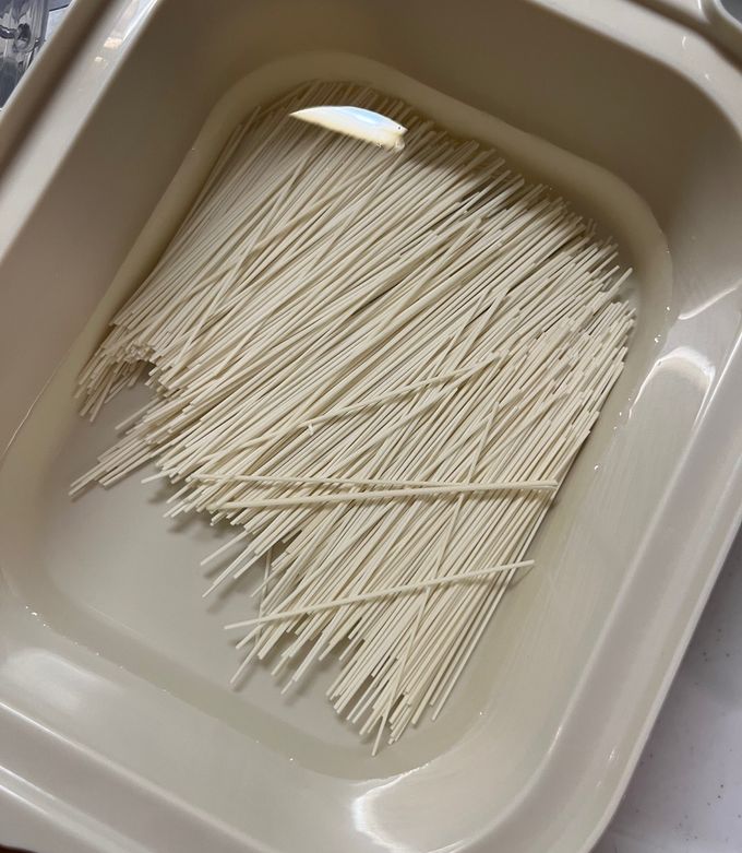 そうめん、レンジでチン！-レシピのメイン写真