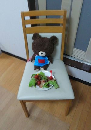 生ハムサニーレタのブルーベリーソース-レシピのメイン写真