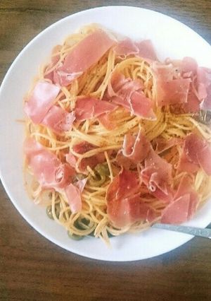 豆板醤パスタ-レシピのメイン写真