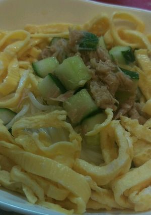 ツナきゅうりの冷やしそうめん-レシピのメイン写真