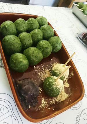 春の香り よもぎ団子-レシピのメイン写真