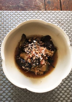 茄子の揚げ煮浸し-レシピのメイン写真