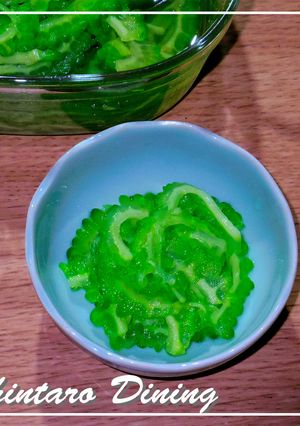 砂糖漬けゴーヤで☆ゴーヤの1分酢の物☆-レシピのメイン写真