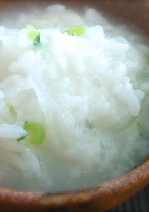 お腹のデトックス！大根の葉まで柔らかお粥-レシピのメイン写真