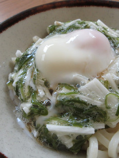 温玉とろ~!めかぶと長芋のぶっかけうどん-レシピのメイン写真