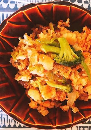 エビとブロッコリーのあんかけチャーハン-レシピのメイン写真