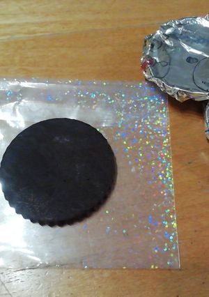 小2が作る　バレンタインのコイン チョコ-レシピのメイン写真