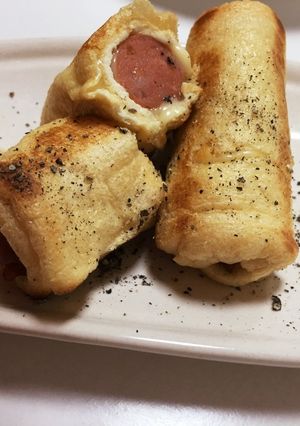 油揚げのチーズとチョリソー巻き-レシピのメイン写真