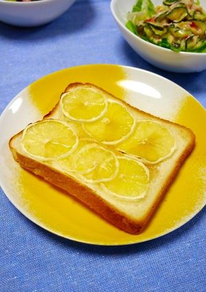 簡単！ハニーレモンバタートースト-レシピのメイン写真