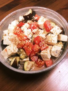 めんつゆとごま油で豆腐サラダ-レシピのメイン写真