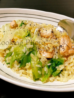 シンプルな✨鮭レタス炒飯✨-レシピのメイン写真