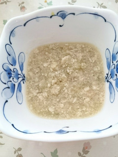 離乳食中期★なすのそぼろあんかけ★-レシピのメイン写真