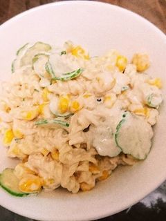 キュウリとマカロニのツナサラダ-レシピのメイン写真