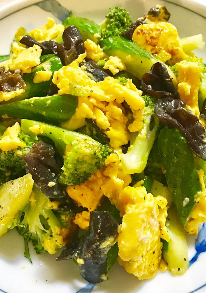 簡単♪きくらげ★玉子★野菜のあっさり炒め-レシピのメイン写真