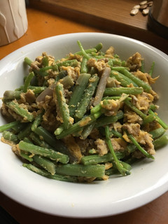 にんにく風味♬山菜ミズのひき肉卵炒め-レシピのメイン写真