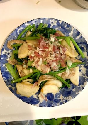 かんたんカブと豚バラの炒めもの-レシピのメイン写真