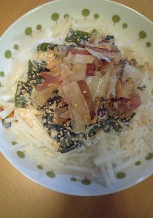 ☆大根とわかめの味噌マヨサラダ☆-レシピのメイン写真