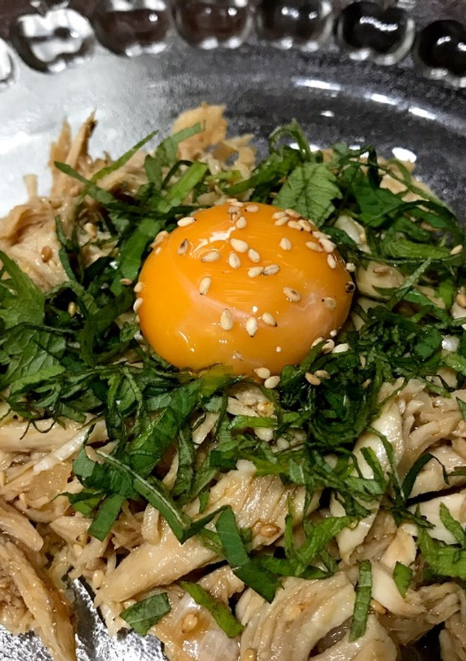 簡単 混ぜるだけ ささみユッケ風-レシピのメイン写真