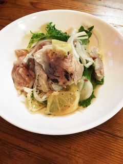 鯵のお刺身マリネサラダ-レシピのメイン写真