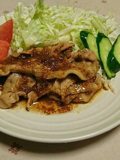 我が家の辛口しょうが焼き-レシピのメイン写真