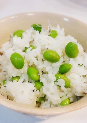 絶品♡﻿枝豆とじゃこのまぜごはん-レシピのメイン写真