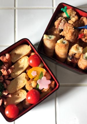 お花見弁当2017-レシピのメイン写真