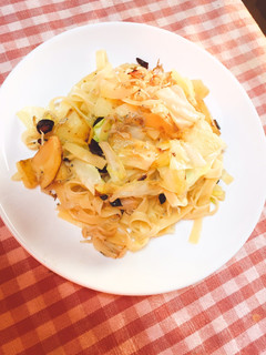 春野菜とじゃこのペペロンチーノ-レシピのメイン写真