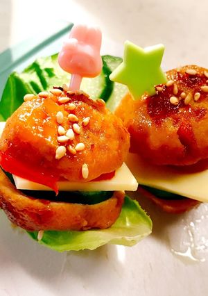 お弁当 おかず ハンバーガー風-レシピのメイン写真