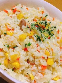 簡単にしっとりなのにぱらぱらピラフ♪-レシピのメイン写真
