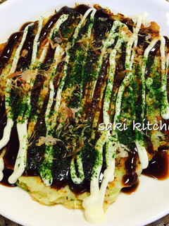 ♡イカの姿揚げIN♪本格お好み焼き♡-レシピのメイン写真