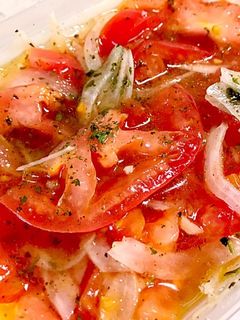 【作り置き】トマトと玉ねぎのマリネ-レシピのメイン写真
