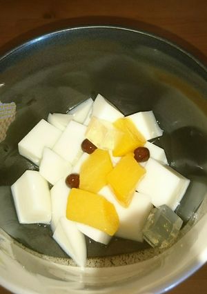 牛乳と粉寒天のデザート↗-レシピのメイン写真