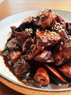 砂肝・レバーの甘辛炒め-レシピのメイン写真