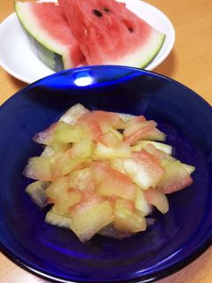 簡単★スイカの浅漬け-レシピのメイン写真