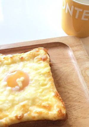 チーたまトースト-レシピのメイン写真