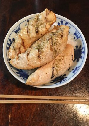ササミのトレ丼-レシピのメイン写真