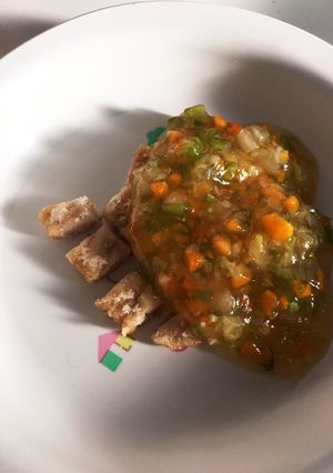 離乳食後期 揚げマグロの野菜あんかけ-レシピのメイン写真
