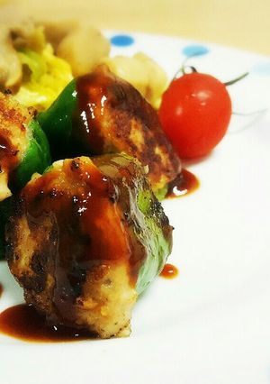 野菜たっぷりピーマンの肉詰め❤-レシピのメイン写真