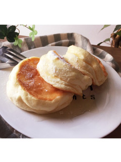 ふわしゅわ幸せ♪スフレパンケーキ-レシピのメイン写真
